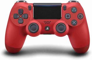 SONY DualShock 4 Wireless Controller Bluetooth Gamepad (Magma Red, For PS4)  Motion Controller