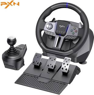 HG WORLD PXN V9 Gen 2 Racing Wheel Gaming Steering Wheel For PC Car Steering Game Set  Motion Controller