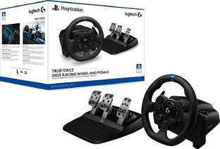 Logitech G923 Gaming Steering Wheel for PC 900°with Dual-Motor Sim Racing Wheel PC Force  Motion Controller