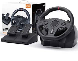 Clubics V900, 270&900° Rotation Gaming Steering Wheel Simulate Vibration of Real Car  Motion Controller