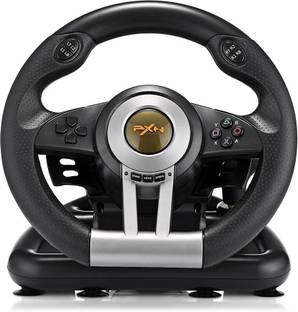 PXN V3II Racing Game Steering Wheel with Brake Pedal  Motion Controller