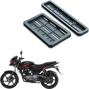Elco Bike Number Plate Frame (Standard Size for All Bikes)Front & Back for pulsar 150 Motorcycle Fork Cover