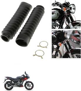 SRPHERE Motorcycle Front Fork Cover Shock Protector Dust Guard For Bajaj Pulsar 220F Motorcycle Fork Cover