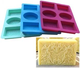 SATSUN ENTERPRISE Silicone Cupcake/Muffin Mould ✔ MATERIAL SILICONE SOAP MOULDS FOR SOAP MAKING - This Silicone Soap Moulds for Soap Making are flexible, non-stick & BPA-Free, very sturdy & durable. This Soap Moulds for Soap Making is made of food grade silicone which is free from harmful chemicals and absolutely safe for use