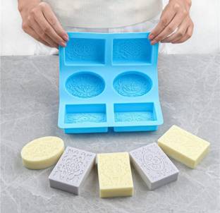 Axiline Silicone Chocolate Mould Making Handmade Soap, Chocolate, Soap Candles, Cake, Pudding, Resin Candy Muffin Bakeware Mould