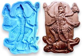 CraftialCurve Silicone Fondant & Gum paste Mould Kali Mother Goddess,Shakti, Durga, Parvati, Mahakali