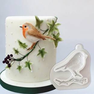 CraftialCurve Silicone Fondant & Gum paste Mould BIRD RESIN SILICONE MOLD