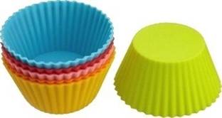 Eshop Silicone Cupcake/Muffin Mould Round Shape 6
