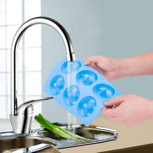 ADMONITION Silicone Donut Tray 6 Cavity Donut Making Silicone Mold