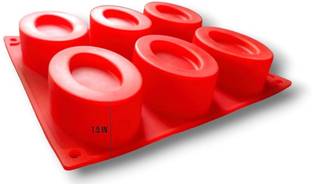 TP INCORP Silicone Donut Tray Pears Shaped Soap Mold for Homemade Soaps,Bath Bomb, Soap Bars