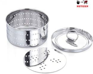 netizen Stainless Steel Bread Mould Quality Round Paneer Maker/Paneer Mould for Home Use 500ml