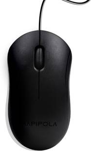 HapiPola Ultra Wired Ambidextrous Optical Mouse