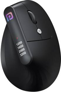 Portronics Toad Ergo Vertical Advanced Ergonomic /6 Button,Supports Wrist and Hand Posture Wireless Ambidextrous Optical Mouse