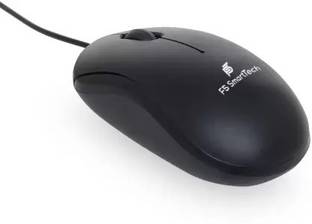F5 SmartTech 3-Button Sensor Plug & Play for Windows/Mac Wired Ambidextrous Optical Mouse