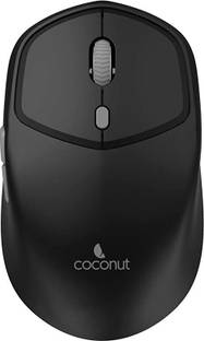 COCONUT WM27 Jade 2.4Ghz Wireless + Bluetooth 5.0 Wireless Ambidextrous Optical Mouse  with Bluetooth