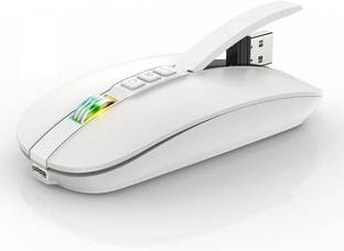 RETRACK M113 2400DPI Dual Mode 2.4GHz + Bluetooth 5.1 Wireless Wireless Ambidextrous Optical Mouse  with Bluetooth