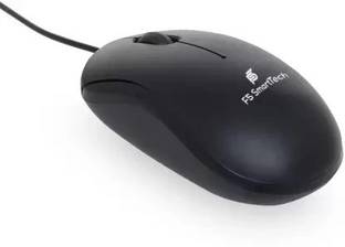 F5 SmartTech 3-Button Sensor Plug & Play for Windows/Mac Wired Ambidextrous Optical Mouse