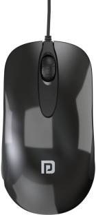 Portronics Toad 26 Wired Optical Mouse with 1500 DPI,1.35M Cable Length(Black) Wired Optical Mouse