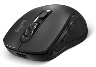 FINGERS SwiftCharge Wireless Ambidextrous Optical Mouse  with Bluetooth