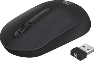 Portronics Toad 13, POR 1381 / Runs on single AA Battery,30 Lakhs+ click life,Upto 1200 DPI Wireless Ambidextrous Optical Mouse