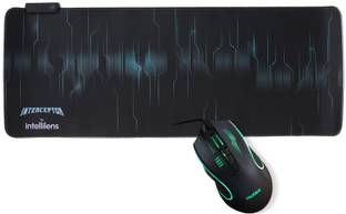 KOZEN mouse with mouse mat Wired Ambidextrous Optical  Gaming Mouse