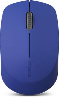 RAPOO M100G Silent Blue 19558 Wireless Ambidextrous Optical Mouse  with Bluetooth