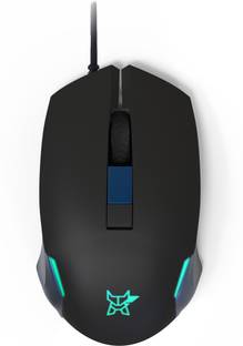 Arctic Fox Breathing Lights and DPI Upto 3600 Wired Ambidextrous Optical  Gaming Mouse