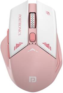 Portronics Vader Pro Wireless Gaming Mouse with 6 Buttons, Thumb Comfort, Adjustable DPI Wireless Ambidextrous Optical Mouse