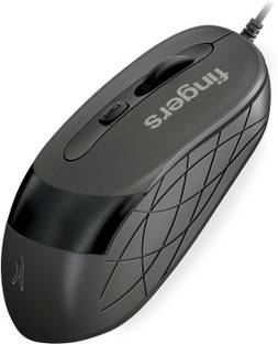 FINGERS SuperHit Wired Ambidextrous Optical Mouse