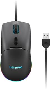 Lenovo M210 /Upto 8000 DPI, 7 Buttons, 80 gms, 3 Zone RGB Wired Wired Ambidextrous Optical  Gaming Mouse