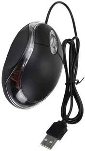 Mobtude Wired USB Mouse with 3 Buttons,Fast-Moving Scroll Wheel and Optical Sensor works Wired Ambidextrous Optical  Gaming Mouse
