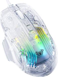 Aula S80 Transparent RGB, 7200 DPI, 7 buttons PC Wired Ambidextrous Optical  Gaming Mouse