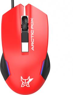 Arctic Fox Breathing Lights and DPI Upto 3600 Wired Ambidextrous Optical  Gaming Mouse