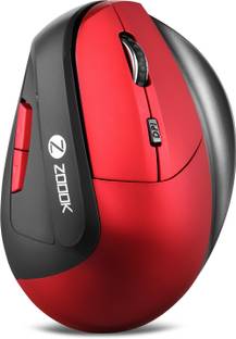 Zoook Infinite Vertical Mouse,6 Buttons,Ergonomic High Precision Sensor, Auto Turn Off Wireless Optical Mouse