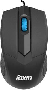 Foxin Classy (GRIP) USB Wired Ambidextrous Optical Mouse
