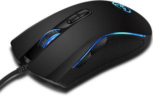 LoomTree 7-Button Wired USB Optical Mouse with LED Back Light for PC, Mac, Desktop, Wired Ambidextrous Optical  Gaming Mouse