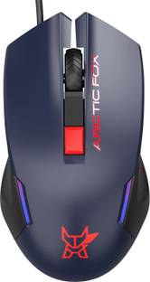 Arctic Fox Breathing Lights and DPI Upto 3600 Wired Ambidextrous Optical  Gaming Mouse
