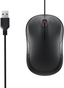 TIZOQ Wired Mouse | Scrolling Wheel Plug and Play | Adjustable 1000 DPI Optical Sensor Wired Ambidextrous Optical  Gaming Mouse