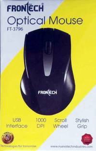 Frontech FT 3796 Wired Ambidextrous Optical Mouse