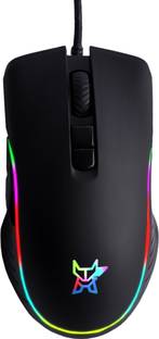 Arctic Fox APEX EON USB with Breathing Lights and DPI Upto 20,000 Wired Ambidextrous Optical  Gaming Mouse
