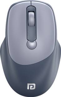 Portronics Toad 7 Wireless, Bluetooth + 2.4 GHz, Rechargeable, for Laptop, Mac, PC, Tablet Wireless Ambidextrous Optical Mouse  with Bluetooth