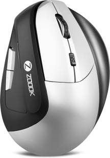 Zoook Infinite Vertical Mouse,6 Buttons,Ergonomic High Precision Sensor, Auto Turn Off Wireless Ambidextrous Optical Mouse