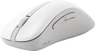 ASUS MD102 Silent Mouse Wireless Optical Mouse 1600 DPI, 100% PTFE Feet, Dual Mode Connectivity, 5 Buttons  with Bluetooth