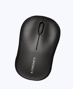 ZEBRONICS Zeb-Comfort,Accurate optical sensor,Ergonomic design Wired Ambidextrous Mechanical Mouse