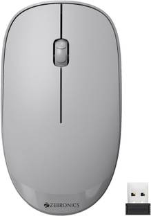 ZEBRONICS Haze Wireless Ambidextrous Optical Mouse Wireless Mouse, 1200DPI, Power Saving, Plug & Play Comfortable Use