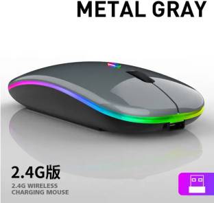 Dezful Lighting Mouse Black Wireless Optical Mouse