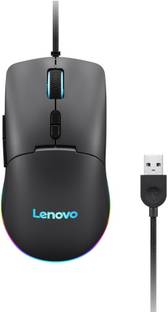 Lenovo M210 /Upto 8000 DPI, 7 Buttons, 80 gms, 3 Zone RGB Wired Wired Ambidextrous Optical  Gaming Mou...