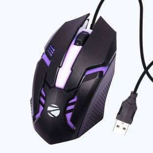 ZEBRONICS ZEB-SCORPIO Wired Ambidextrous Optical  Gaming Mouse