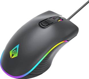 Archer Tech Lab Recurve 200 Wired Ambidextrous Optical  Gaming Mouse