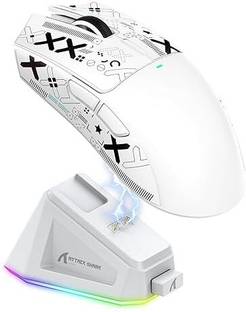Martzilla ASX11WhitewGrip Wireless Optical  Gaming Mouse  with Bluetooth
